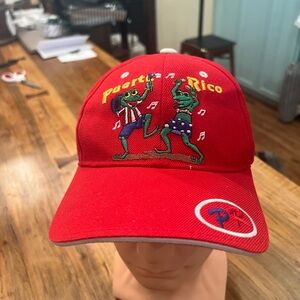 Red Puerto Rico Hat